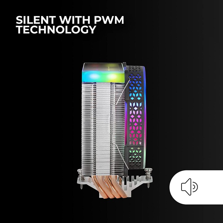 Ventilateur avec dissipateur thermique Mars Gaming MCPU-VR/ 12cm
