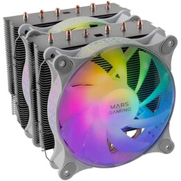 Fan with Heatsink Mars Gaming MCPU-XTW/ 12cm/ White