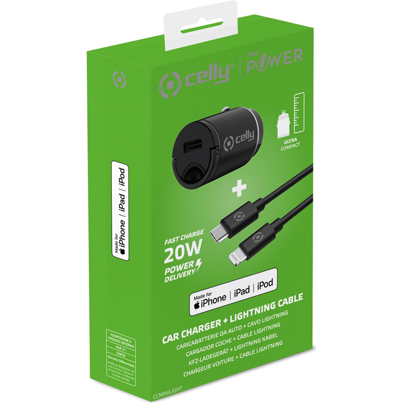 Kit chargeur de voiture 20w usbc et câble