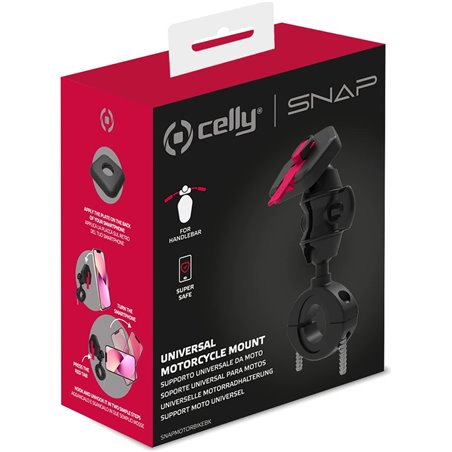 Handlebar holder motorcycle black