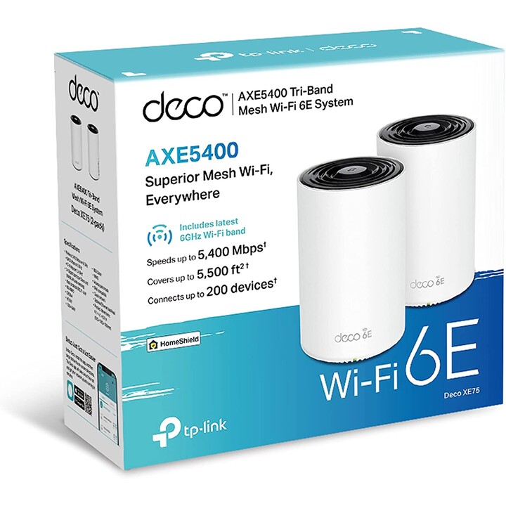 TP-Link Deco XE75 Tri-band (2,4 GHz/5 GHz/6 GHz) Wi-Fi 6E (802.11ax) Bianco 3 Interno