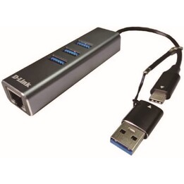 Porta usb-c/usb a gigabit 3 usb 3.0