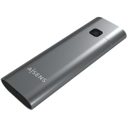 External Enclosure for M.2 NVMe SSD Disk Aisens ASM2-021GR/ USB 3.1 Gen2/ Screwless