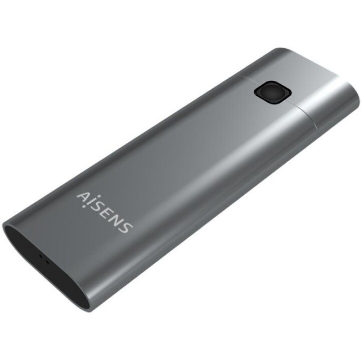 Caja Externa para Disco SSD M.2 NVMe Aisens ASM2-021GR/ USB 3.1 Gen2/ Sin Tornillos
