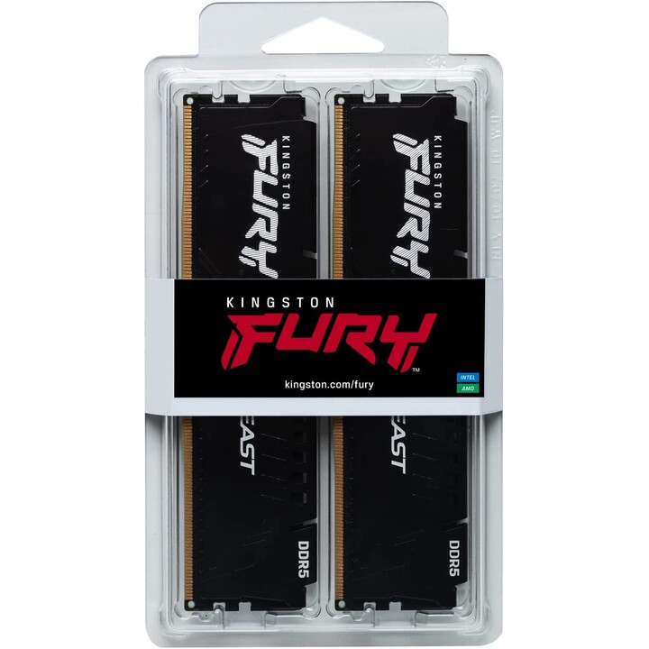DR5 64GB KIT 2x32GB PC 6000 Kingston FURY Beast EX KF560C36BBEK2-64
