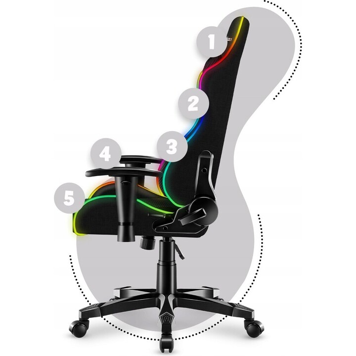 CHAISE DE JEU POUR ENFANTS HUZARO RANGER 6.0 RGB MESH