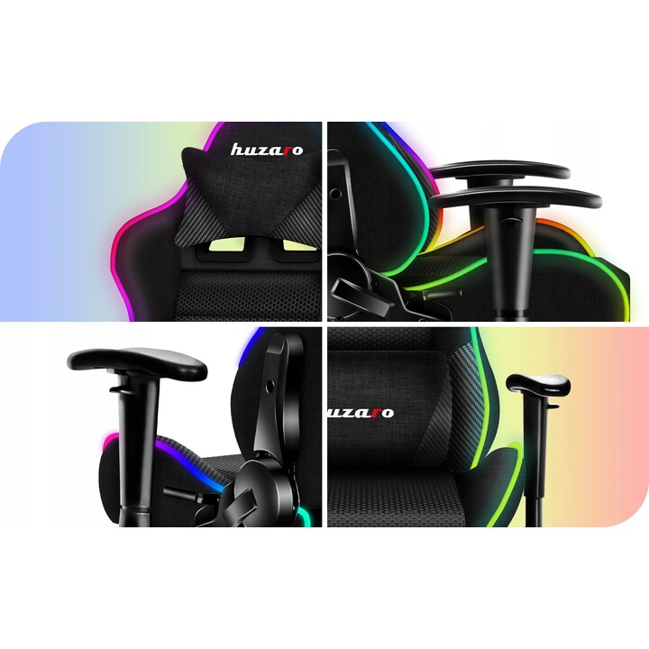 CHAISE DE JEU POUR ENFANTS HUZARO RANGER 6.0 RGB MESH