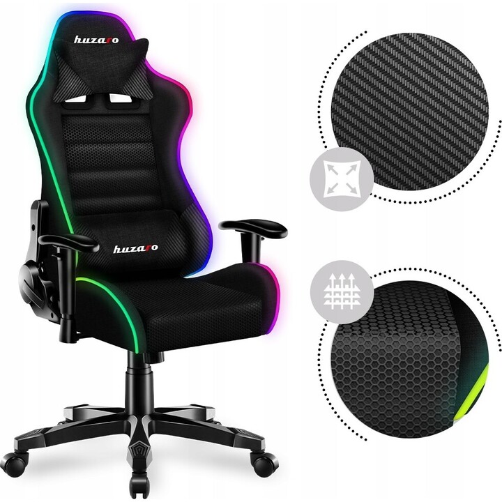 CHAISE DE JEU POUR ENFANTS HUZARO RANGER 6.0 RGB MESH