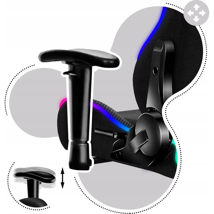 CHAISE DE JEU POUR ENFANTS HUZARO RANGER 6.0 RGB MESH