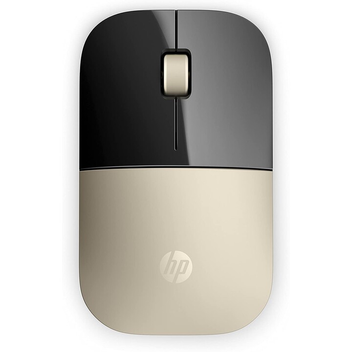 Rato sem fios HP z3700 dourado
