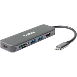 D-Link Dub-2327 6 portas USB-C