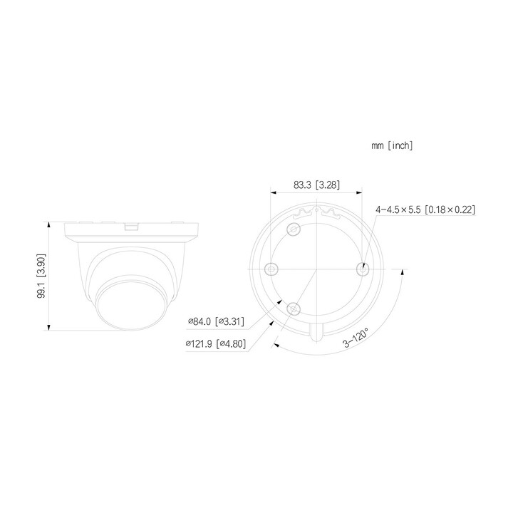Telecamera IP Dahua IPC-HDW2441TM-S-0280B WizSense