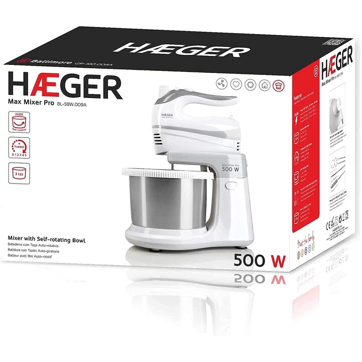 Haeger max mixer pro mixer impasta