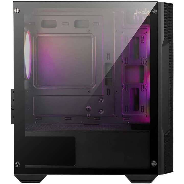 MSI caja de la computadora Negro, Transparente