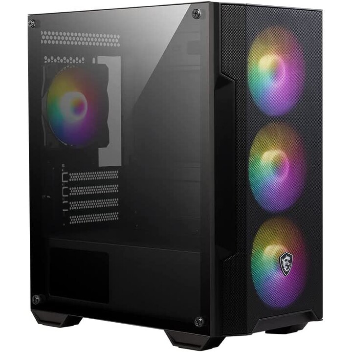 MSI caja de la computadora Negro, Transparente
