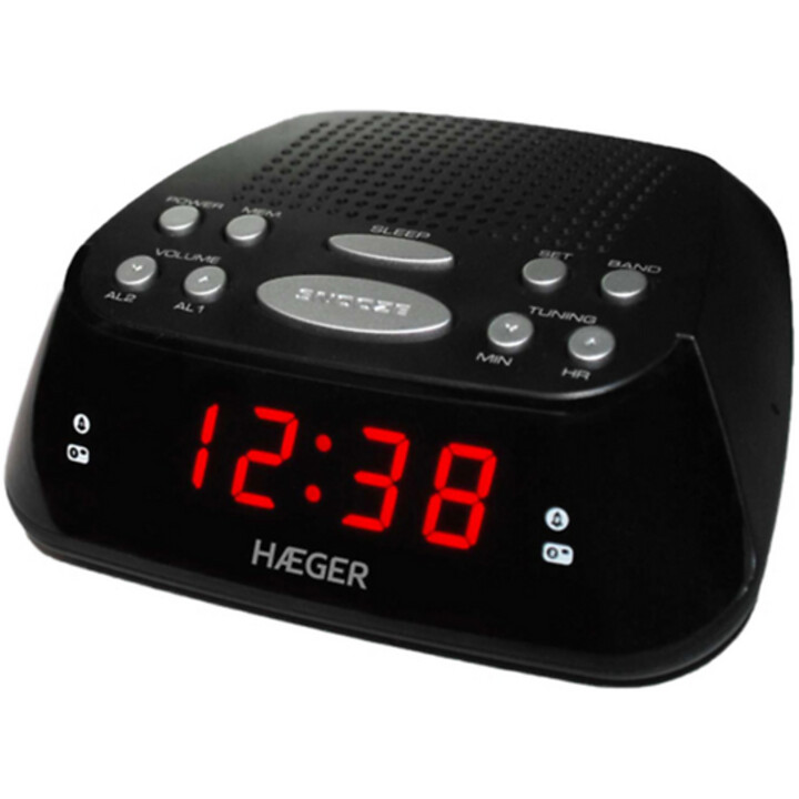 Haeger snoozer radio despertador