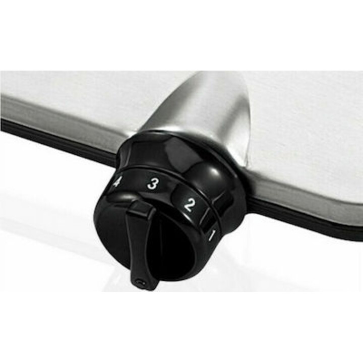 HAEGER HP-02S.015A Piastra di cottura elettrica 2 bruciatori 2250W Silver