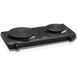 Placa Eléctrica de Cocción Haeger HP-02B.013A 2 Fogones 2250 W Negro