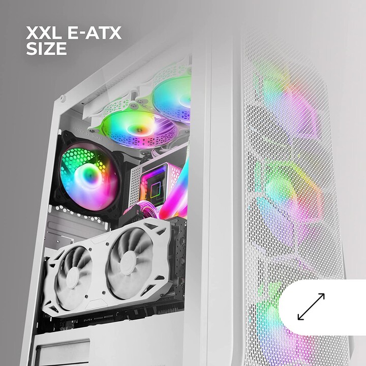 Mars Gaming Tower Gaming Box MC-KX/ Bianco