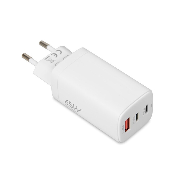iBOX C-65 Weiß, GaN 65W Universal-Ladegerät