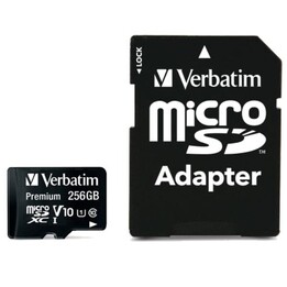 Microsd premium 256gb c10 con adattatore