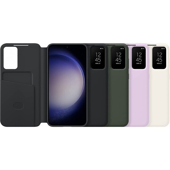 SAMSUNG EF-ZS916CBEGWW capa tipo fólio para Galaxy S23+ preta
