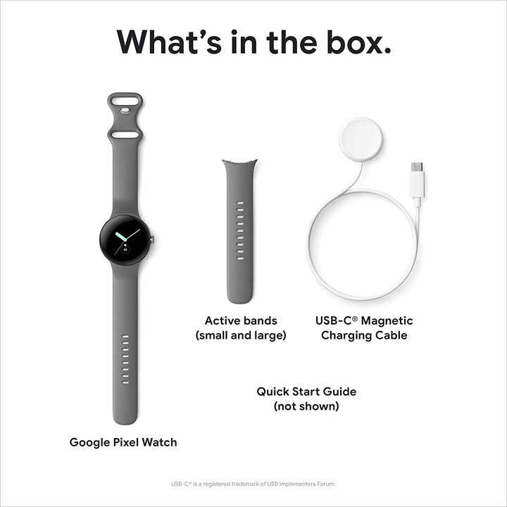 Google Pixel Watch WiFi 41mm Caixa Dourada Champanhe com Pulseira Esportiva Avelã