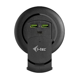 I-TEC CHARGER96WD integriertes Desktop-Ladegerät schwarz