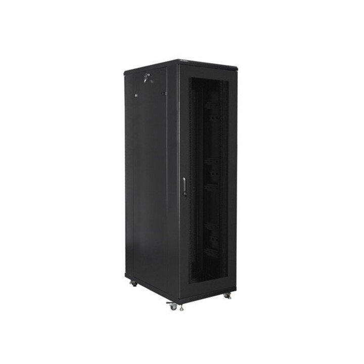 LANBERG 19" RACK STANDING UNIT 42U 800X1000 NEGRO puerta perforada
