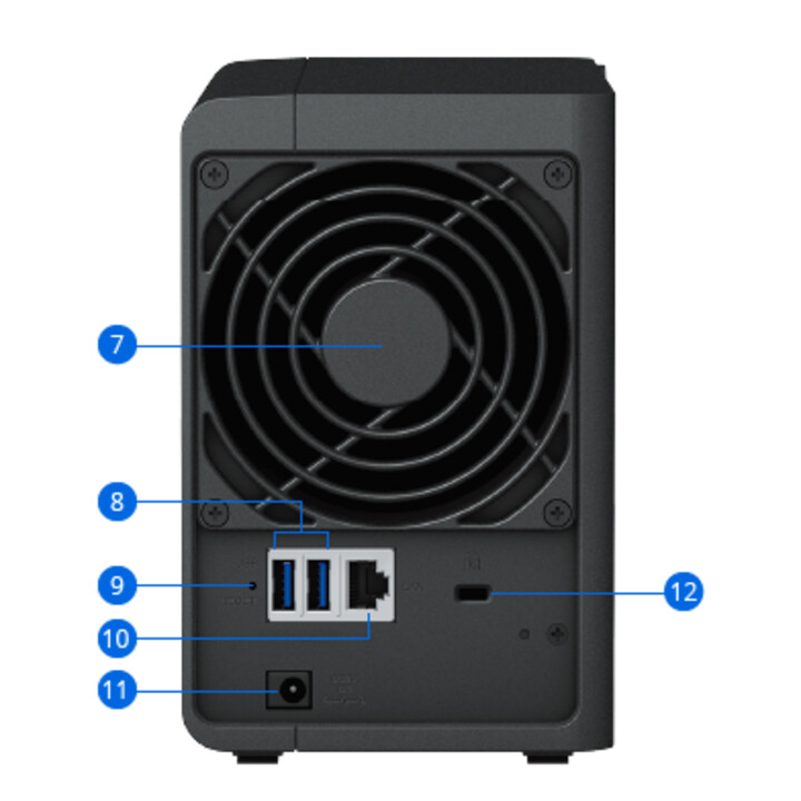 Servidor de arquivos Synology DS223