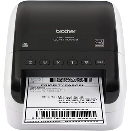 Brother QL-1110NWB - Direct thermal label printer, 300x300 DPI, 110 mm/s, wireless and wired