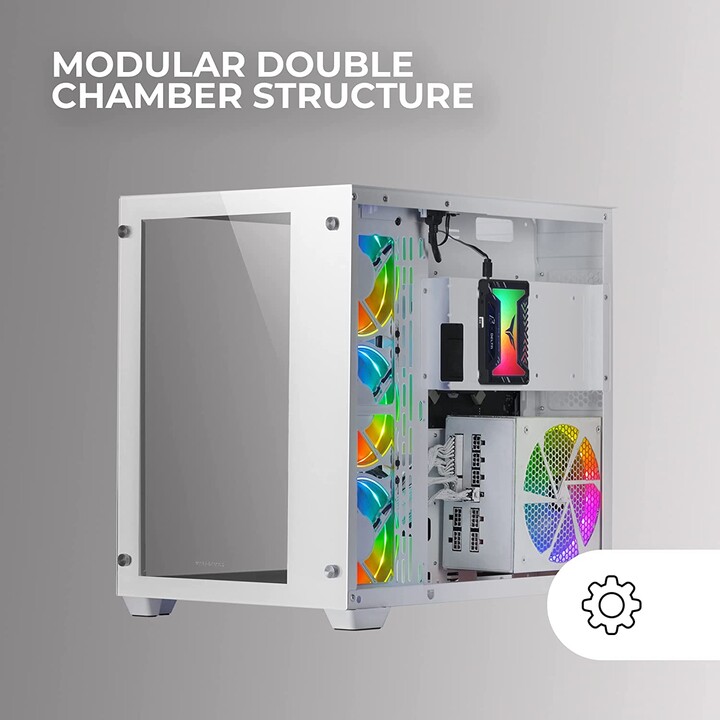 Mars Gaming Tower Gaming Box MCV3/ Bianco