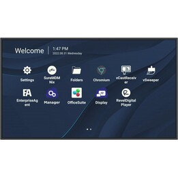ViewSonic CDE7530 (75") 190.5cm LED Display (4K UHD, 3840x2160, VA, 8ms, 500 cd/m², 24/7, 2x HDMI, USB-C, Android)