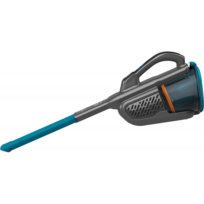 Black & Decker BHHV320J aspiradora de mano Azul, Titanio Sin bolsa