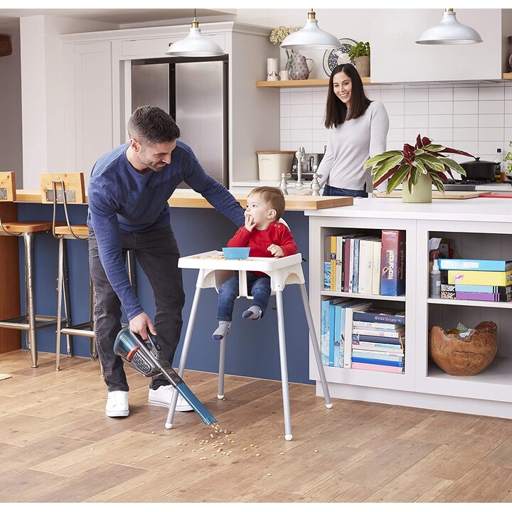 Black&Decker Aspirador de Mano BHHV520BF Inalambrico Plata