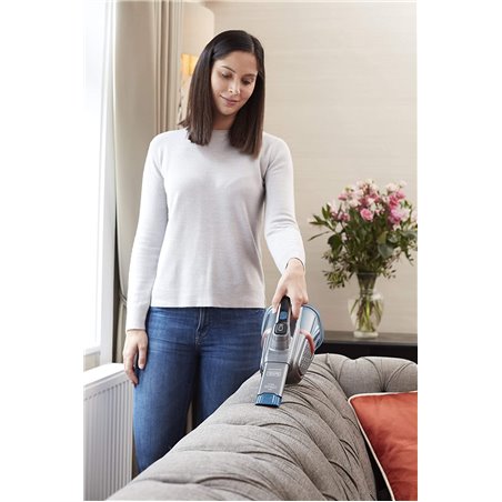 Black & Decker BHHV520BF aspirateur de table Noir, Bleu, Argent Sans sac