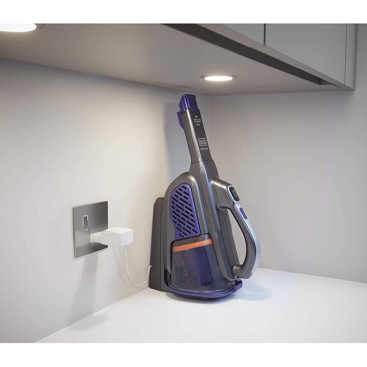 BLACK+DECKER BHHV520BFP aspirapolvere portatile per peli di animali 36Wh 18V viola