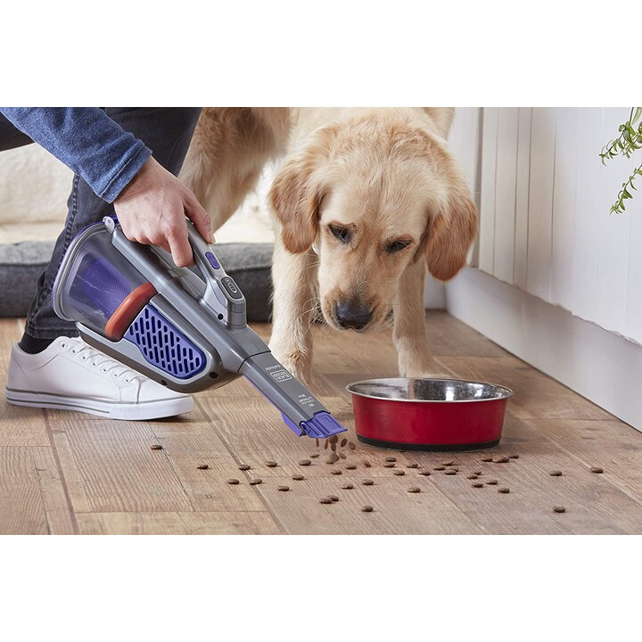 BLACK+DECKER BHHV520BFP Aspiradora de mano para pelo de mascotas 36Wh 18V violeta