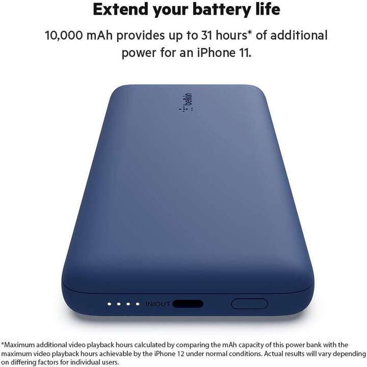 10k pd powerbank cab usb-c + licht