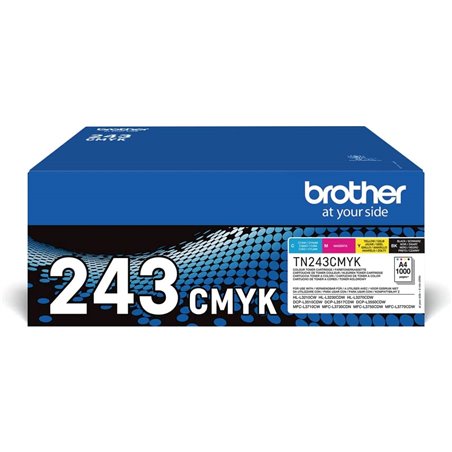 BROTHER TN243CMYK KIT TONER 4 COLORI