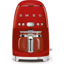 Smeg Drip Kaffeemaschine 50 ́Stil Rot Dcf02Rdeu