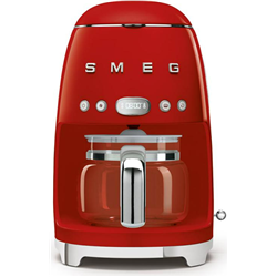 MÁQUINA DE CAFÉ DRIP SMEG ESTILO 50 VERMELHO DCF02RDEU