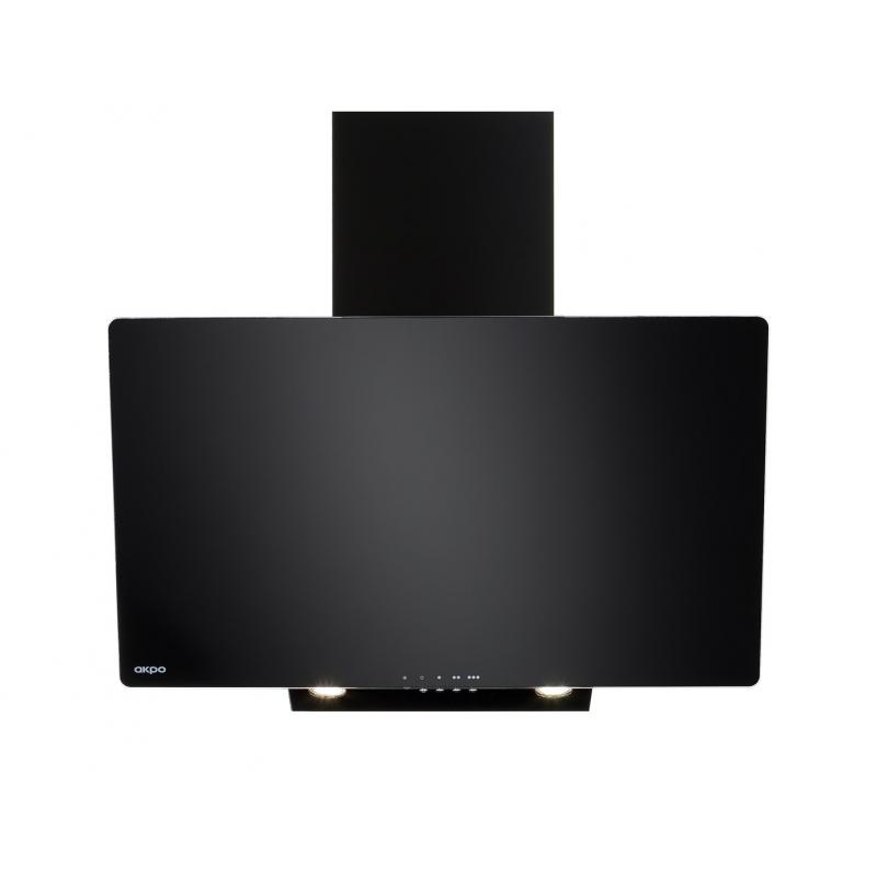 Akpo WK-4 Smart 60 Campana negra, frente de cristal negro