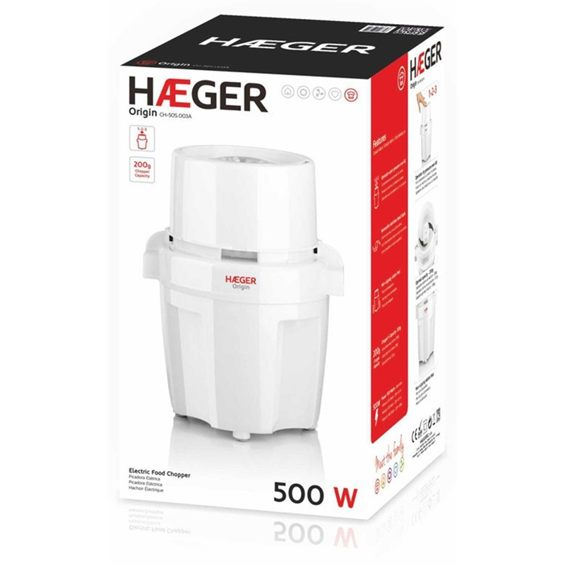 Haeger origin picadora 500 w