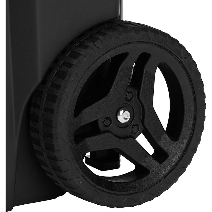 Keter Stack'N'Roll juego de 3 cajas de herramientas con ruedas para transporte profesional, Negro