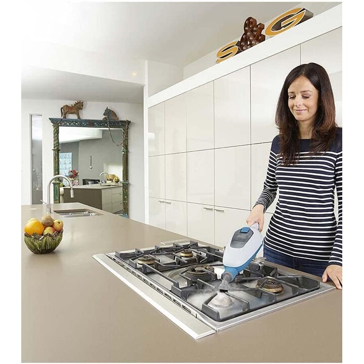 5-in-1-Dampfmopp-Staubsauger Black & Decker FSMH13E5 Blau Weiß