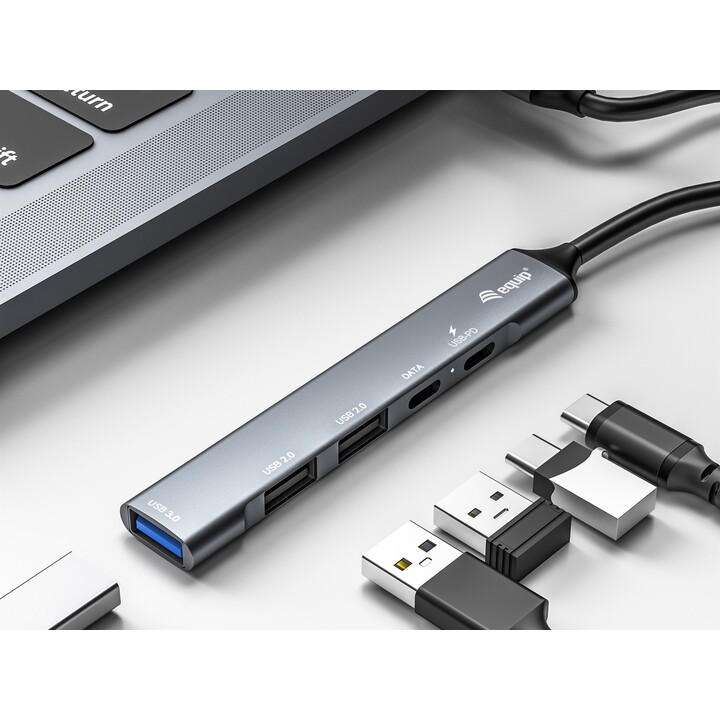 Usb 3.0-2.0 Hub 5P Mit Usb-C 100W Usb Pd