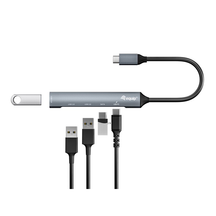Usb 3.0-2.0 Hub 5P Mit Usb-C 100W Usb Pd