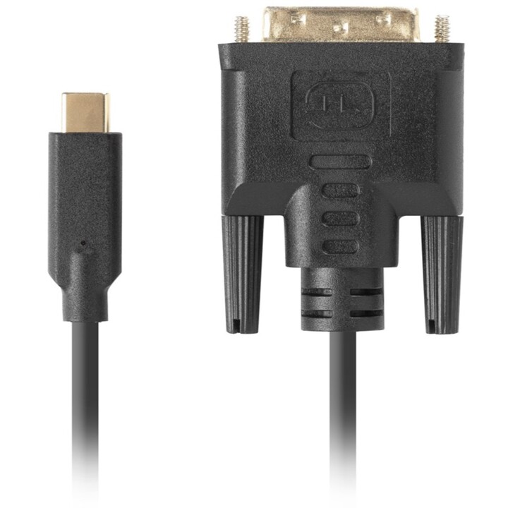 Lanberg CA-CMDV-10CU-0030-BK cavo adattatore video 3 m USB tipo C DVI-D nero