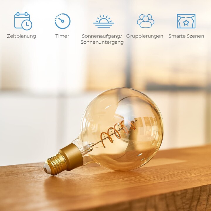 Shelly Lâmpada Inteligente Vintage G125 LED WiFi